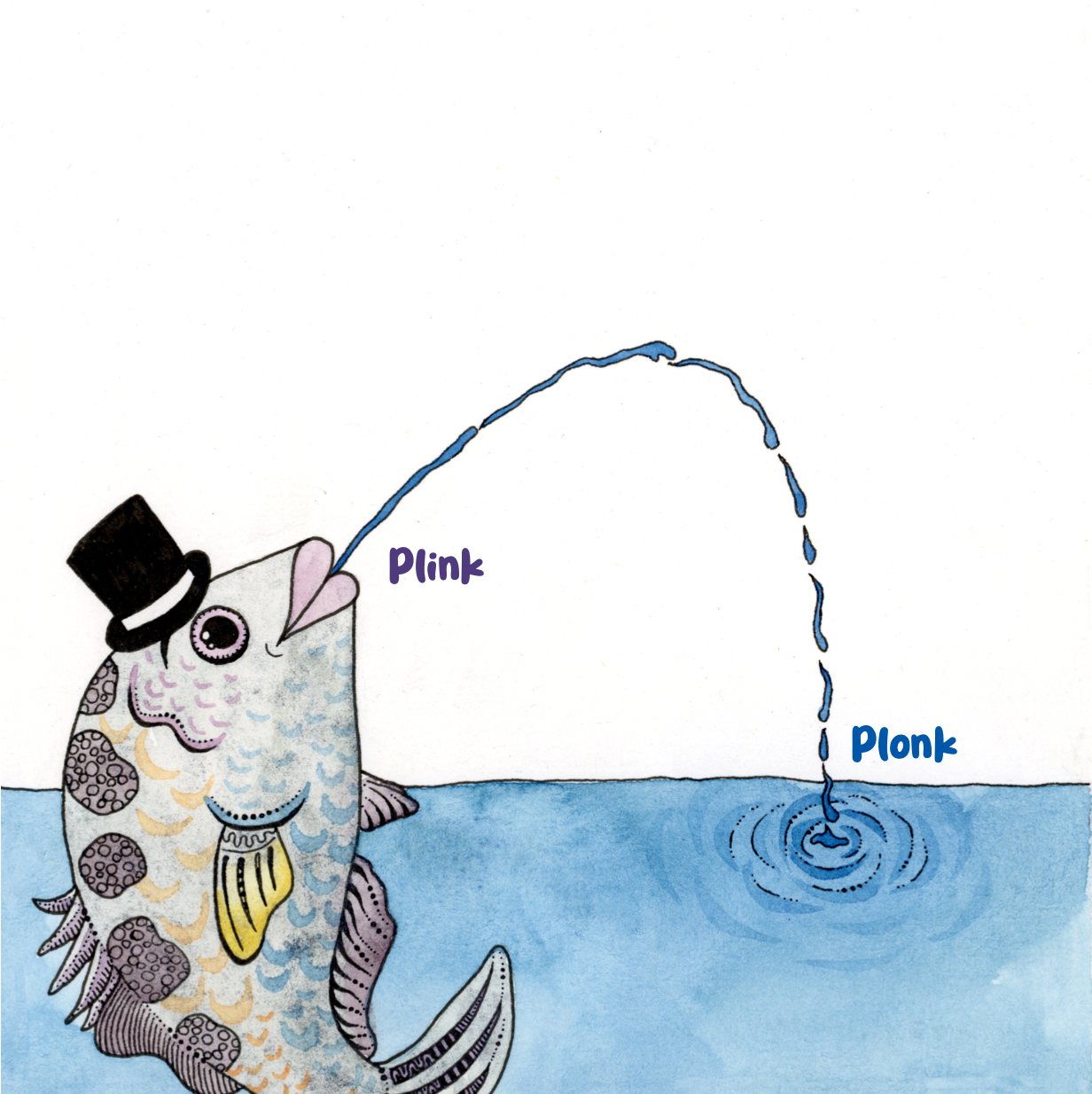 Archie the Archer Fish | Zinia King - A Dose of Whimsy